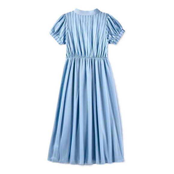 Beetlejuice Girls' Light Blue Full Length Flare Skirt Nightgown - Picture 5 of 9